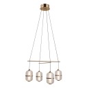 Italux PND-34375-4-HBR LED závesné stropné svietidlo Alani | 24W LED | 1931lm | 3000K