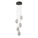 Italux PND-34375-5-BK LED závesné stropné svietidlo Alani | 28W LED | 2184lm | 3000K