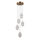 Italux PND-34375-5-HBR LED závesné stropné svietidlo Alani | 28W LED | 2184lm | 3000K