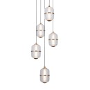 Italux PND-34375-5-HBR LED závesné stropné svietidlo Alani | 28W LED | 2184lm | 3000K