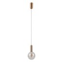 Italux PND-34378-1S-HBR LED závesné stropné svietidlo Strela | 5W LED | 460lm | 3000K