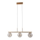 Italux PND-34381-3-HBR LED závesné stropné svietidlo Velada | 15W LED | 610lm | 3000K