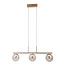 Italux PND-34381-3-HBR LED závesné stropné svietidlo Velada | 15W LED | 610lm | 3000K