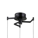 Italux PND-34395-3-BK LED závesné stropné svietidlo Fuente | 15W LED | 1108lm | 3000K