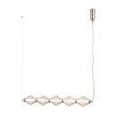 Italux PND-34403-5-HBR LED závesné stropné svietidlo Sevil | 25W LED | 1288lm | 3000K