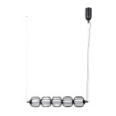 Italux PND-34405-5-BK LED závesné stropné svietidlo Pedro | 20W LED | 793lm | 3000K