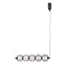 Italux PND-34405-5-BK LED závesné stropné svietidlo Pedro | 20W LED | 793lm | 3000K