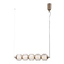 Italux PND-34405-5-HBR LED závesné stropné svietidlo Pedro | 20W LED | 793lm | 3000K