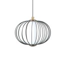 Italux PND-344221-1-BK LED závesné stropné svietidlo Rabel | 5W LED | 432lm | 3000K