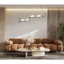 Italux PND-357784-BK+W závesné stropné svietidlo Kernio | 4x25W G9
