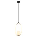 Italux PND-3965-1-BRO závesné stropné svietidlo Lupus G9