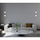 Italux PND-3965-2-BK závesné stropné svietidlo Lupus G9