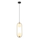 Italux PND-3965-2-BRO závesné stropné svietidlo Lupus G9