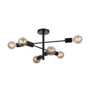 Italux PND-4025-6-BL prisadené stropné svietidlo Piansi | 6x40W E27