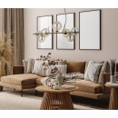 Italux PND-406007-7-HBR závesné stropné svietidlo Canello G9