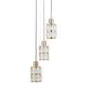 Italux PND-40668-3-HBR závesné stropné svietidlo Alma E27