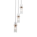 Italux PND-40760-3-BK-HBR závesné stropné svietidlo Taraso E14