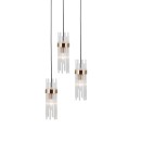 Italux PND-40760-3-BK-HBR závesné stropné svietidlo Taraso E14
