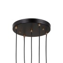 Italux PND-40813-5R-BK-HBR závesné stropné svietidlo Torno E14