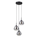 Italux PND-40824-3-BK závesné stropné svietidlo Felis E27