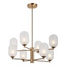 Italux PND-4215-8A-HBR-SAT závesné stropné svietidlo Perano | 8x5W G9