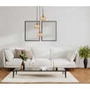Italux PND-42361-3A-BRO-AMB závesné stropné svietidlo Favera | 3x40W E27
