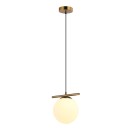 Italux PND-463321L-BRO+W závesné stropné svietidlo Merseta | 1x40W E14