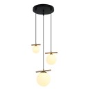 Italux PND-463323A-BRO+W závesné stropné svietidlo Merseta | 2xG9+1xE14W E14