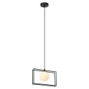 Italux PND-53423-1-BK závesné stropné svietidlo Grosetta G9