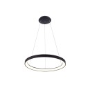 Italux PND-53675-048RPC-BK LED závesné stropné svietidlo Vico | 38W integrovaný LED zdroj | 3200lm | 3000+4000K