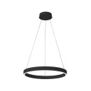 Italux PND-56215-060RPC-BK LED závesné stropné svietidlo Brasco Down | 40W integrovaný LED zdroj | 2400lm | 3000+4000K
