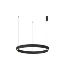 Italux PND-56215-060RPP-BK LED závesné stropné svietidlo Brasco Down | 40W integrovaný LED zdroj | 2300lm | 3000+4000K
