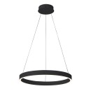Italux PND-56215-080RPC-BK LED závesné stropné svietidlo Brasco Down | 60W integrovaný LED zdroj | 3000lm | 3000+4000K
