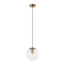 Italux PND-58867-1S-BK-BRO závesné stropné svietidlo Sarpo E27