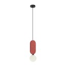 Italux PND-59815-1-RED závesné stropné svietidlo Lorenzo G9