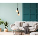 Italux PND-65342-1-BK+AMB závesné stropné svietidlo Santia E27
