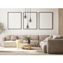 Italux PND-65342-3A-SC+SG závesné stropné svietidlo Santia E27