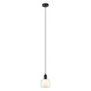 Italux PND-67594-1-BK+CL závesné stropné svietidlo Lamezia E27
