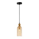 Italux PND-74839-1-GD-AMB závesné stropné svietidlo Narisa E27