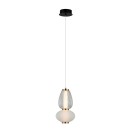 Italux PND-74937-2-BK LED závesné stropné svietidlo Gastel | 8W LED | 490lm | 3000K