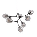 Italux PND-75075-8-BK-SG závesné stropné svietidlo Ferral E27