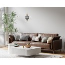 Italux 5906630853809 LED závesné stropné svietidlo Lenti | 7W integrovaný LED zdroj | 3000K | na lanku | zlatá | čierna