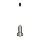 Italux PND-84283-2-BK LED závesné stropné svietidlo Marco | 10W LED | 590lm | 3000K