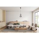 Italux PND-84283-2-BK LED závesné stropné svietidlo Marco | 10W LED | 590lm | 3000K