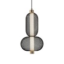 Italux PND-84283-2-BK LED závesné stropné svietidlo Marco | 10W LED | 590lm | 3000K