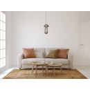 Italux PND-8545-2A-AB-SG LED závesné stropné svietidlo Nico | 11W integrovaný LED zdroj | 294lm | 3000K | čierna | dymová