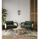 Italux 5906630854615 LED závesné stropné svietidlo Nico | 7W integrovaný LED zdroj | 236lm | 3000K | čierna | dymová