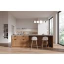 Italux PND-94981-4A-GD LED závesné stropné svietidlo Evans | 22W integrovaný LED zdroj | 3000K | zlatá | opálová