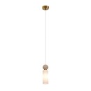 Italux PND-95331-1-BRSS závesné stropné svietidlo Santos G9