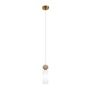 Italux PND-95331-1-BRSS závesné stropné svietidlo Santos G9